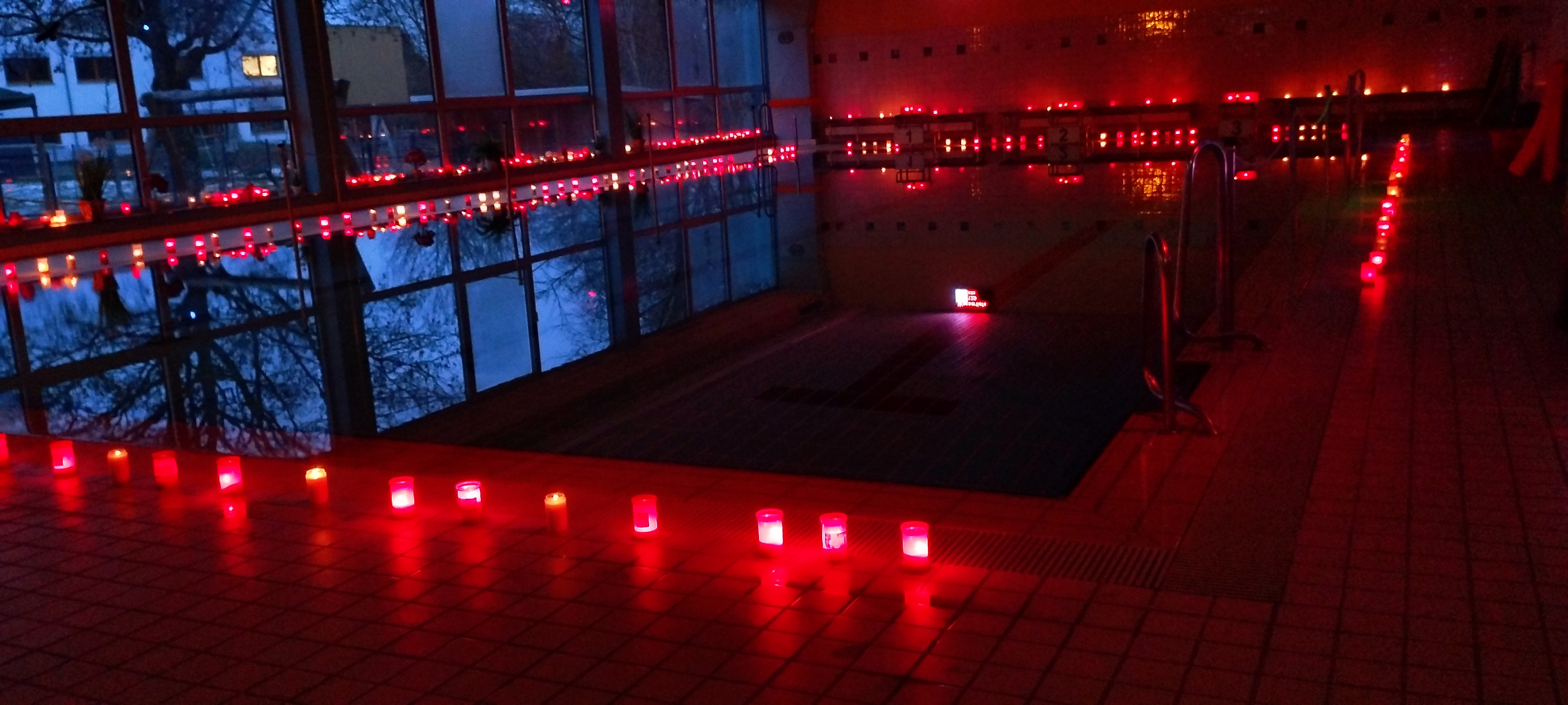 Kerzenscheinschwimmen